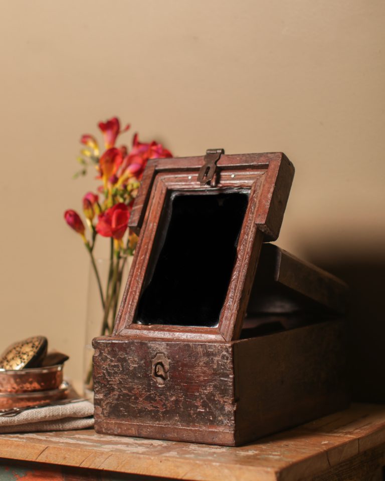 Antique Barbers Box