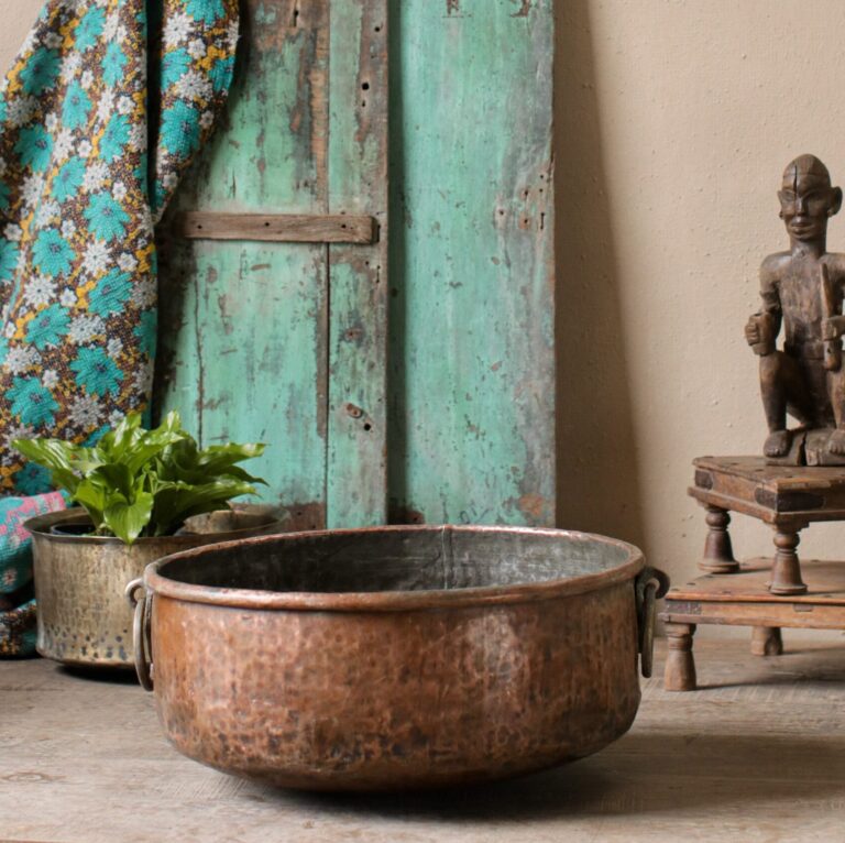 Antique Copper Bowl