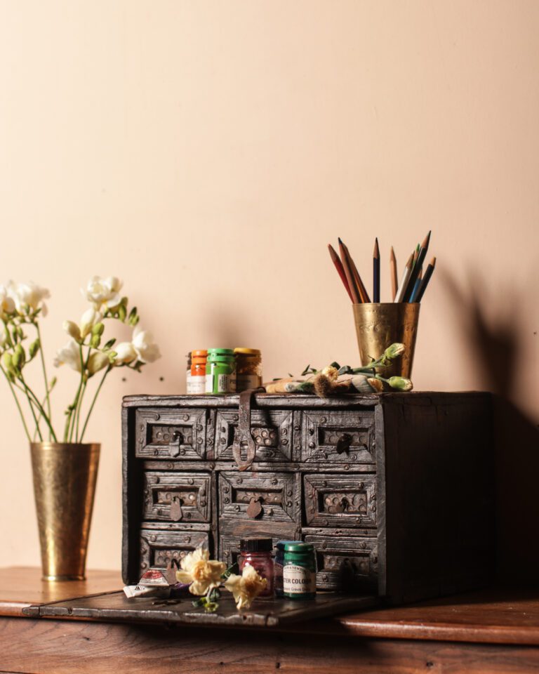 Antique Gujarati Jewellery Box