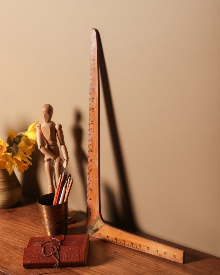 Antique Wooden Set Square