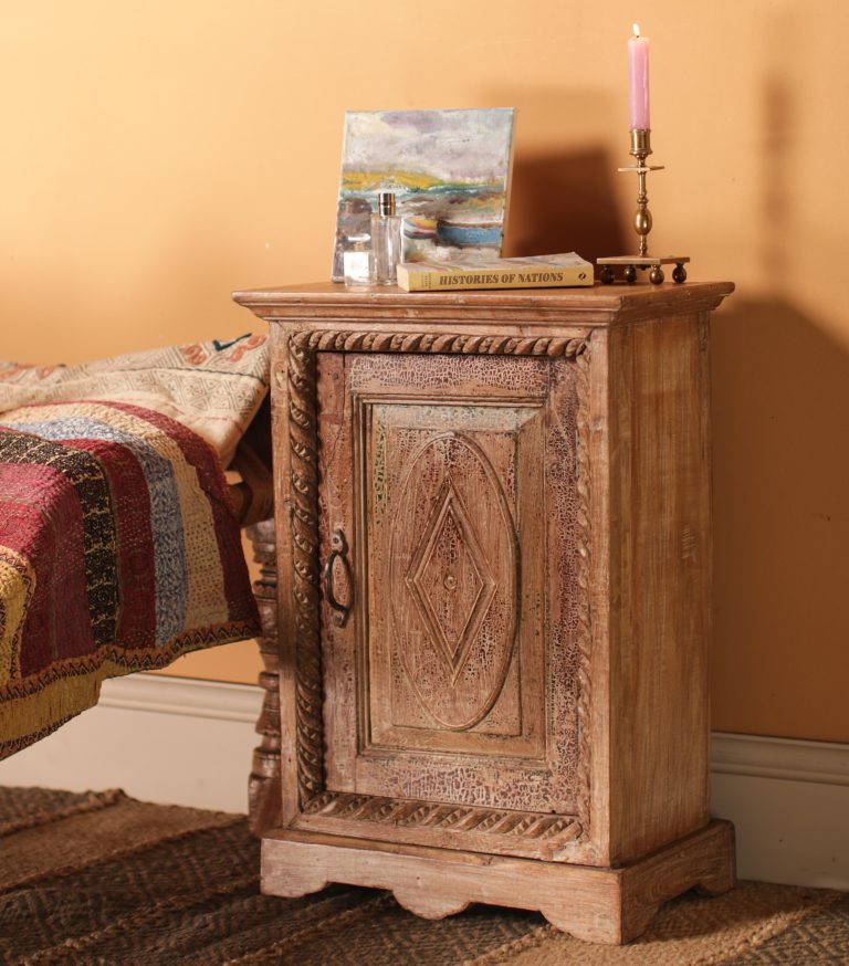 Rustic Bedside Cabinet