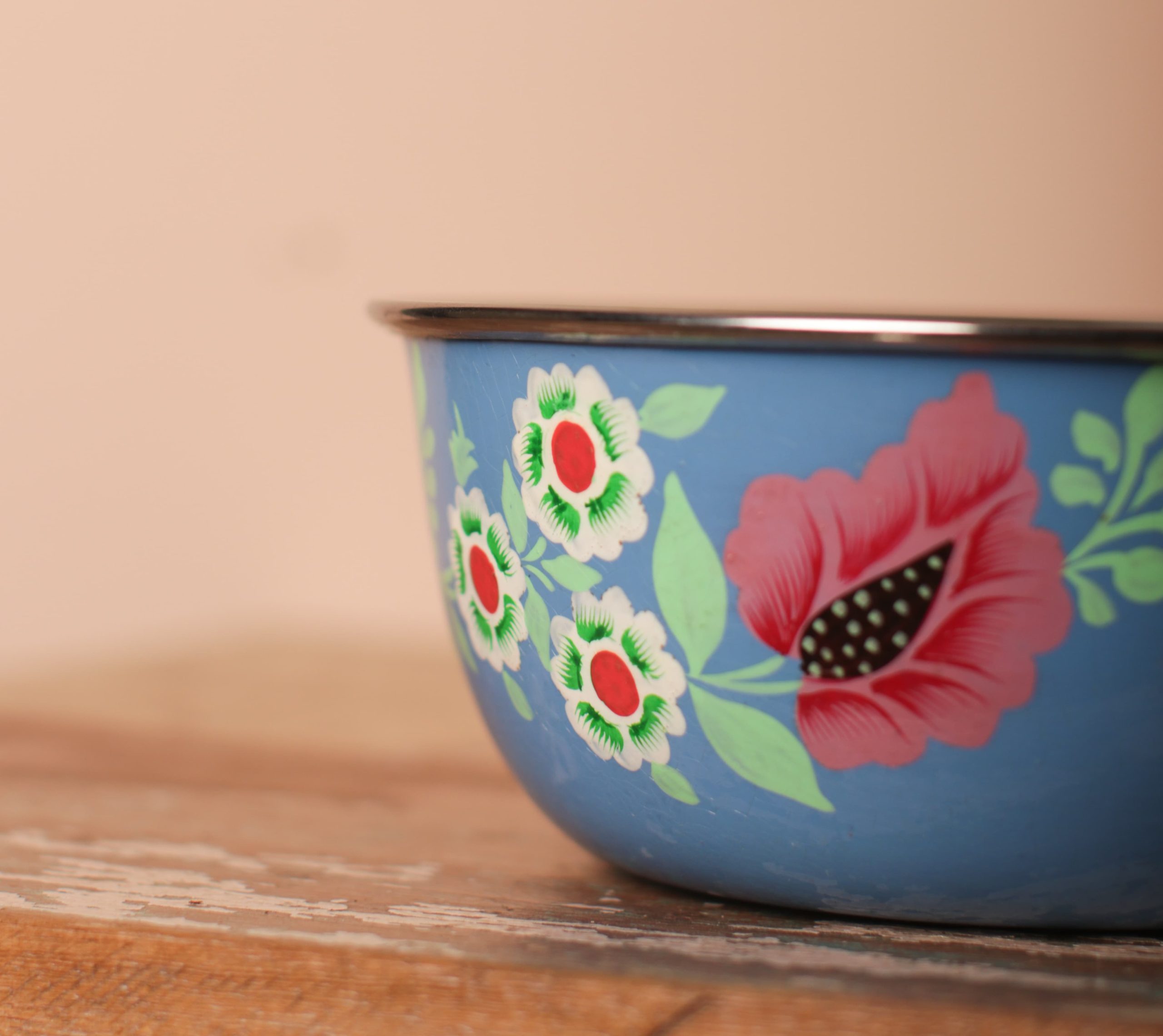 Blue Hand Painted Bowl Gallery Image