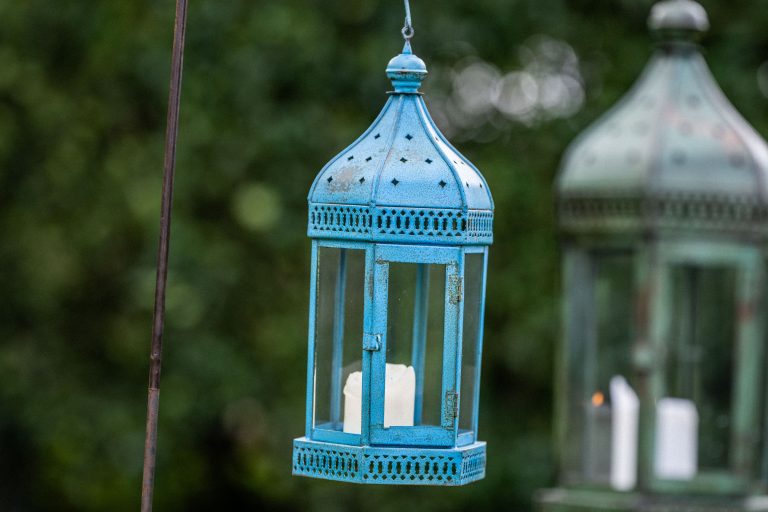 Blue Arabian Lantern