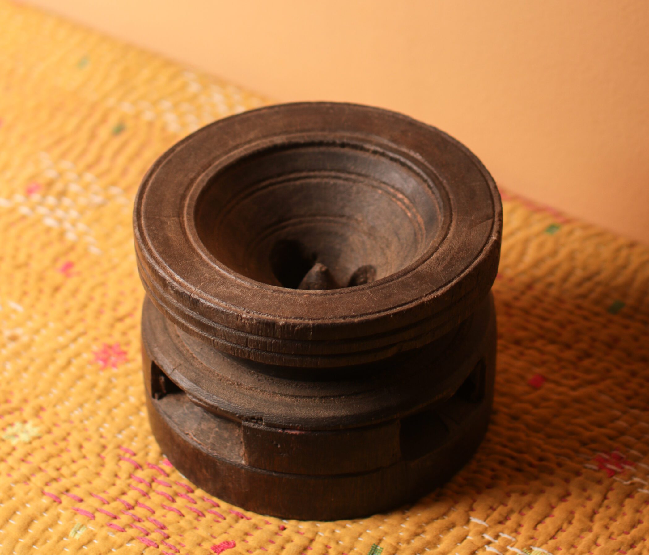 Wood Candle Holder Gallery Image
