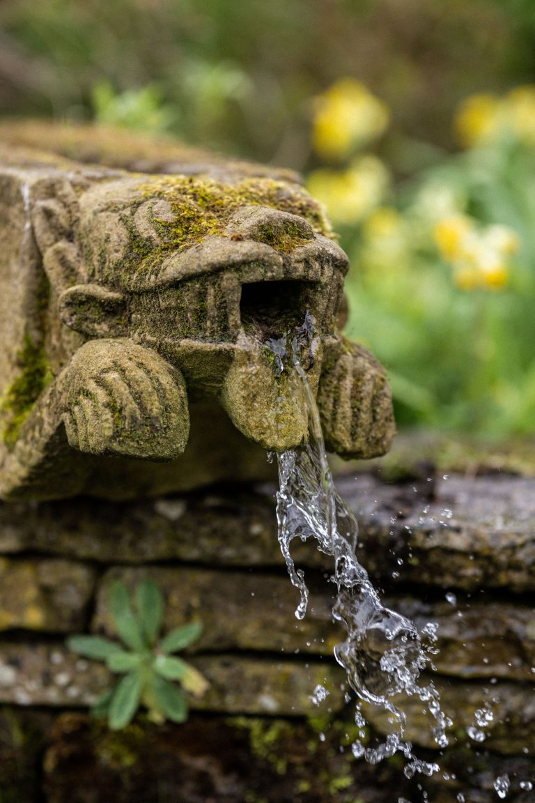 Stone Mystical Creature Water Spout