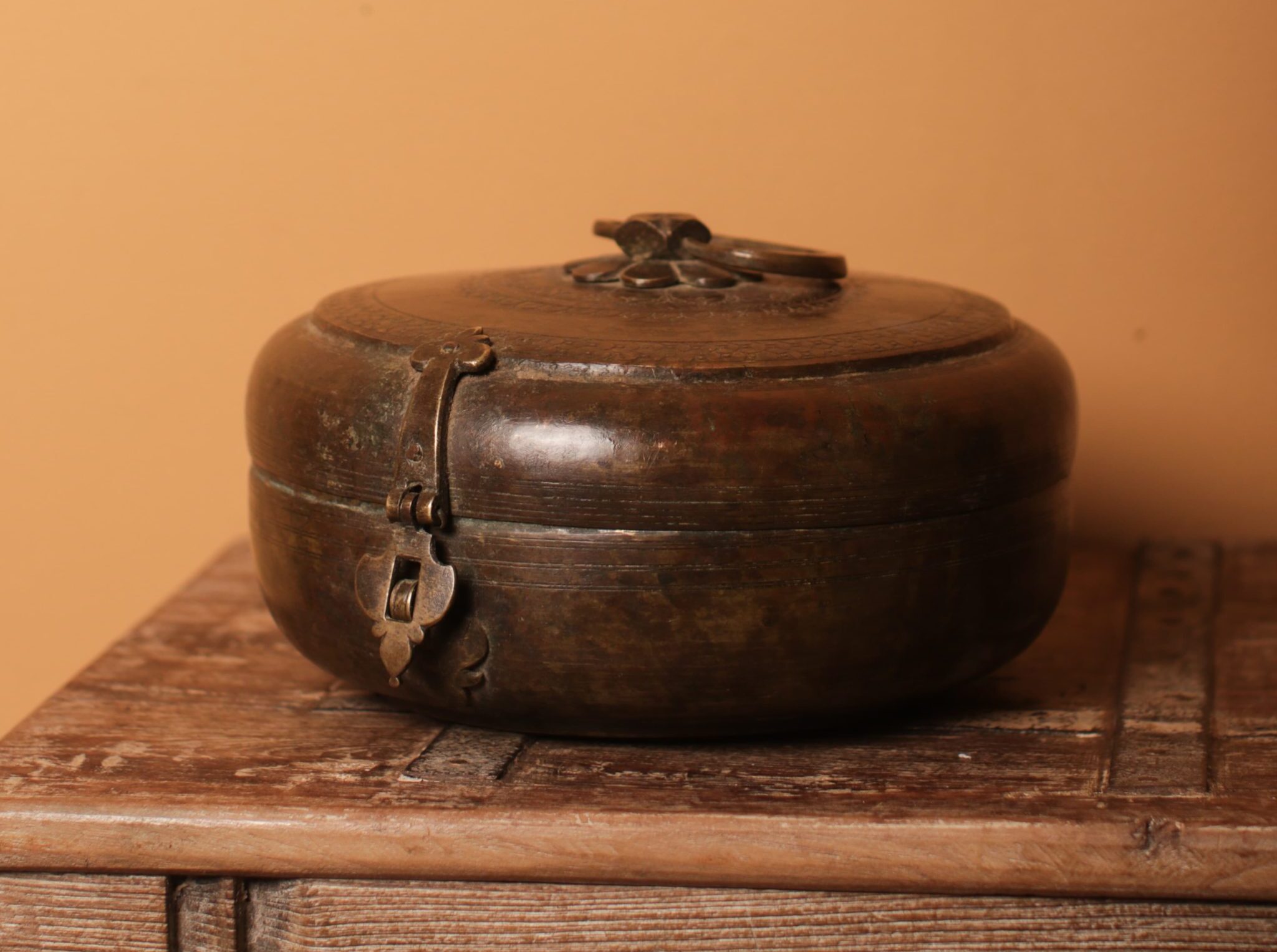 Brass Chapati Tin Gallery Image