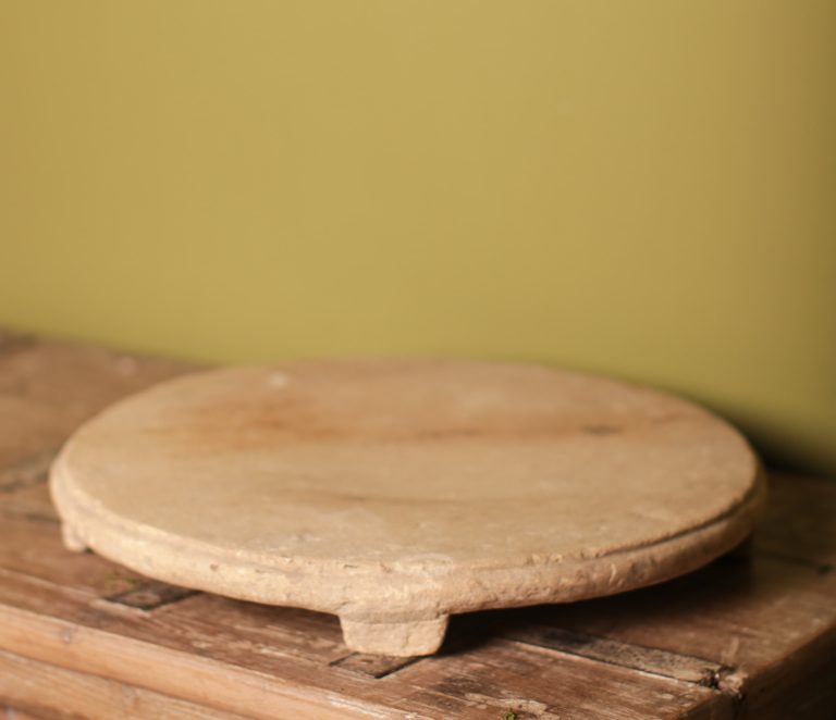 Finely Carved Chapati Stone