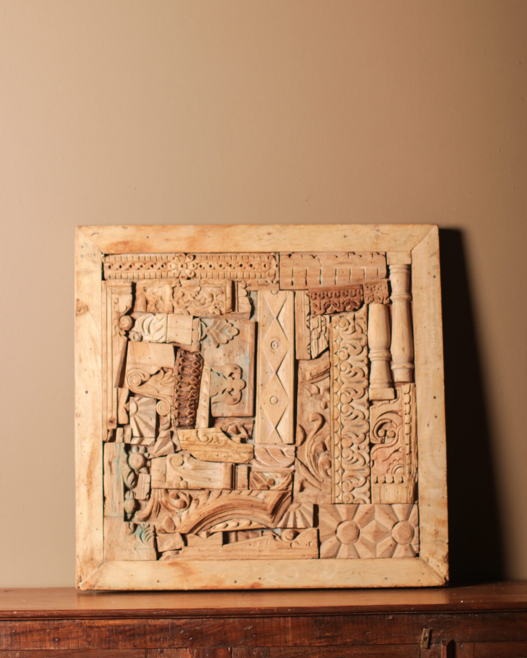 Collage of Carved Wood Art Gallery Image