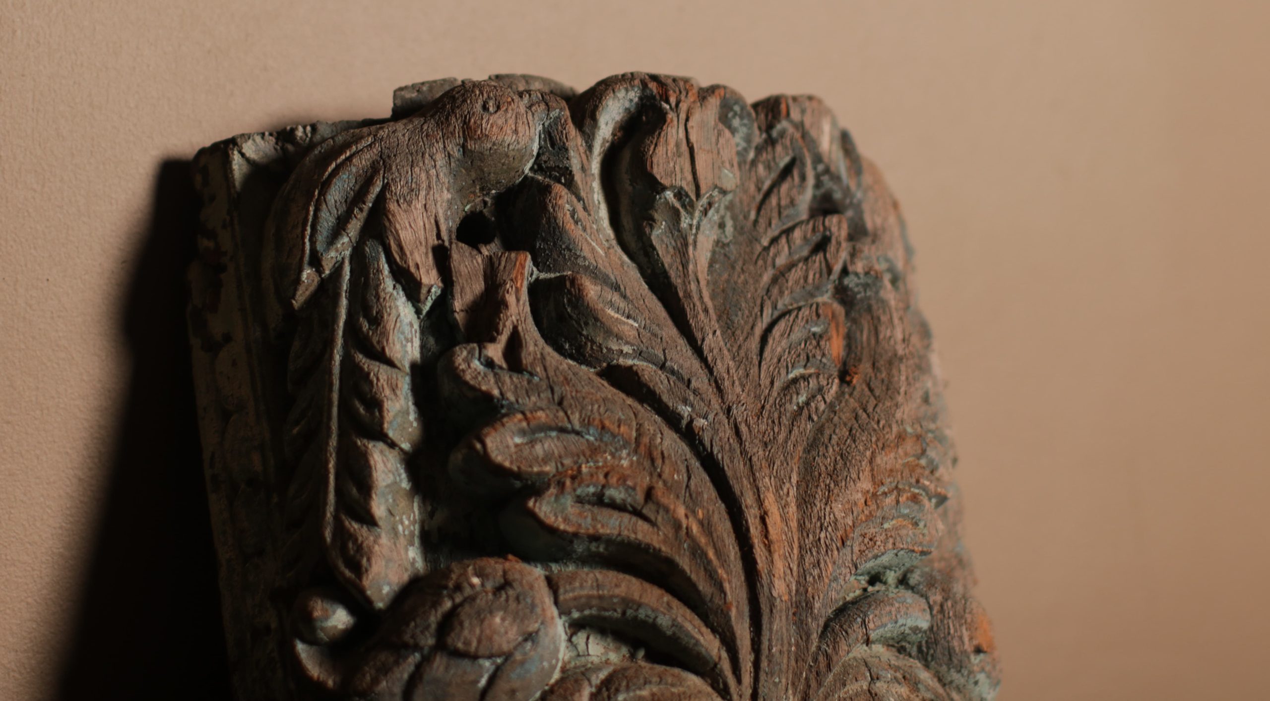 Wood Floral Panel Gallery Image