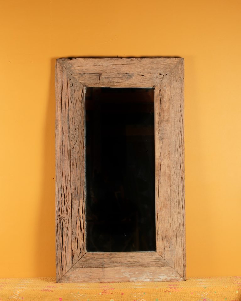 Distressed Wood Mirror