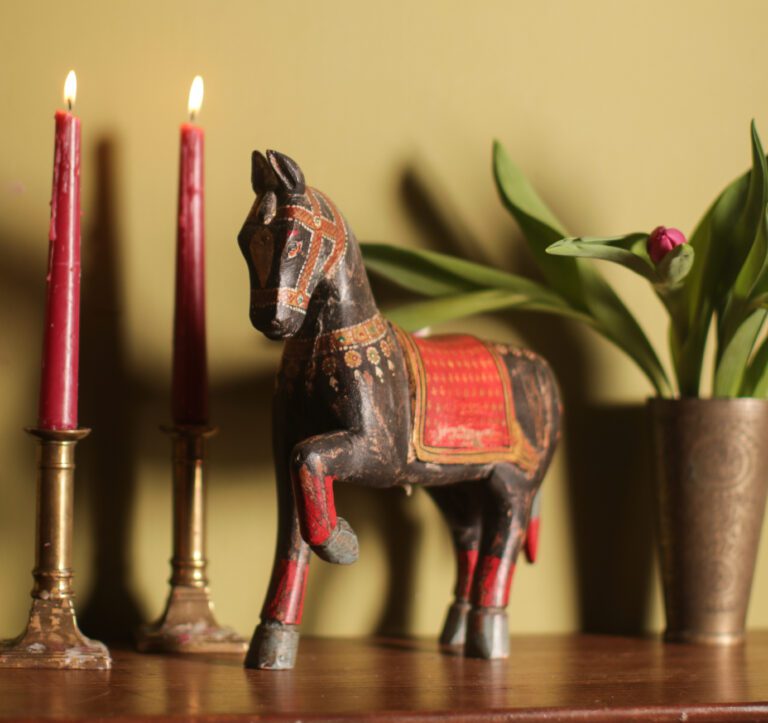 Wooden Painted Horse