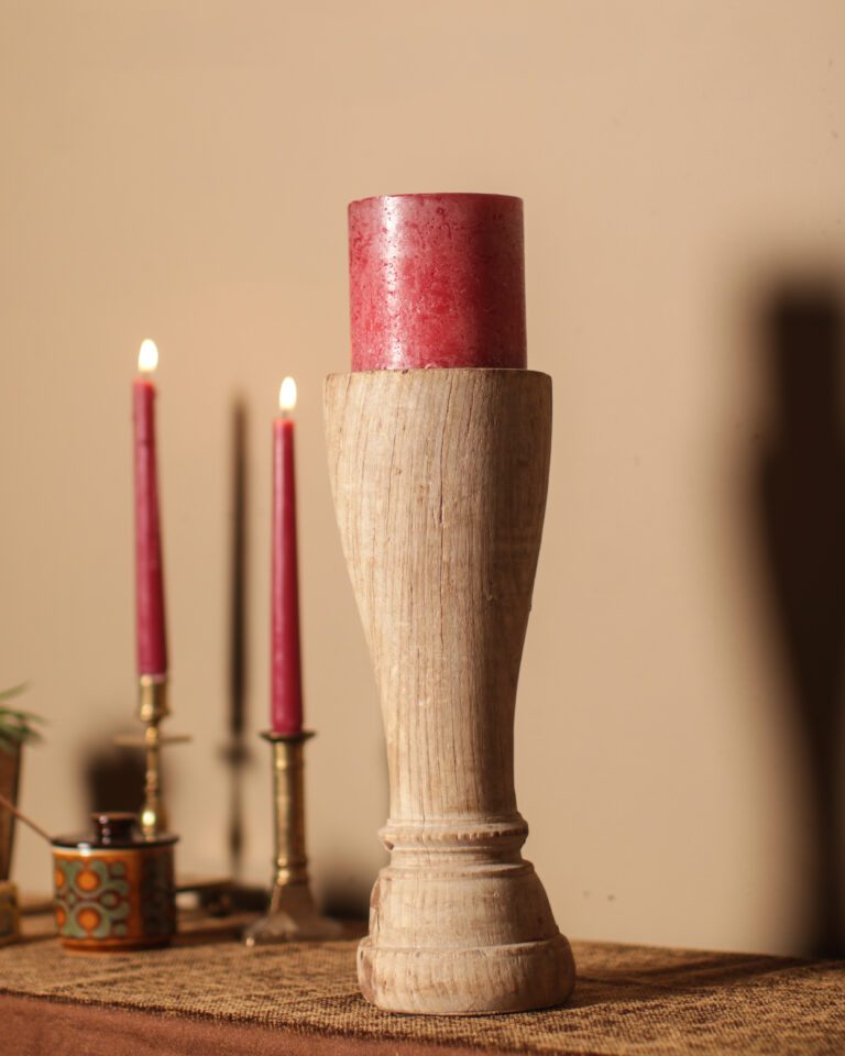 Sun Bleached Candle Stand