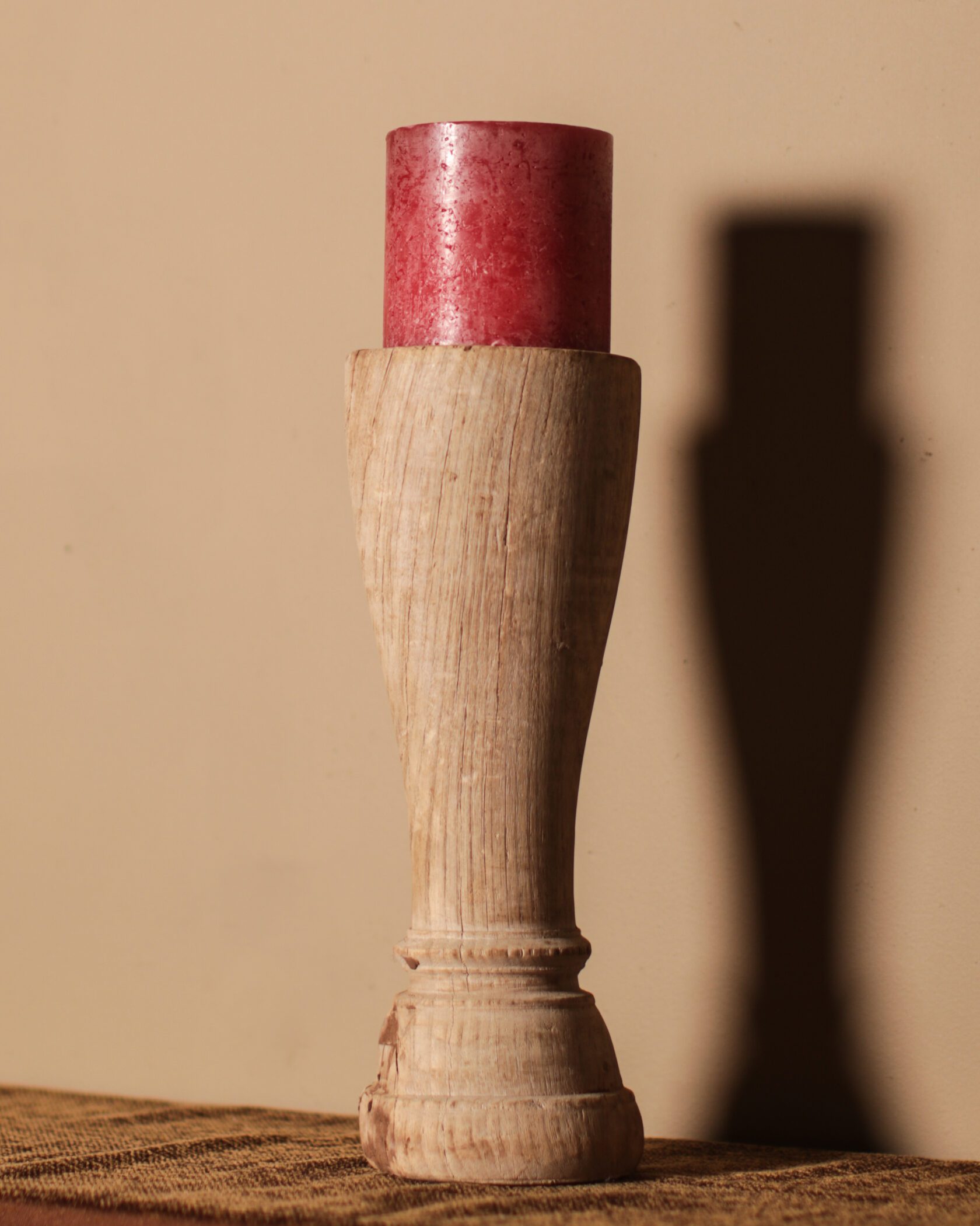 Sun Bleached Candle Stand Gallery Image