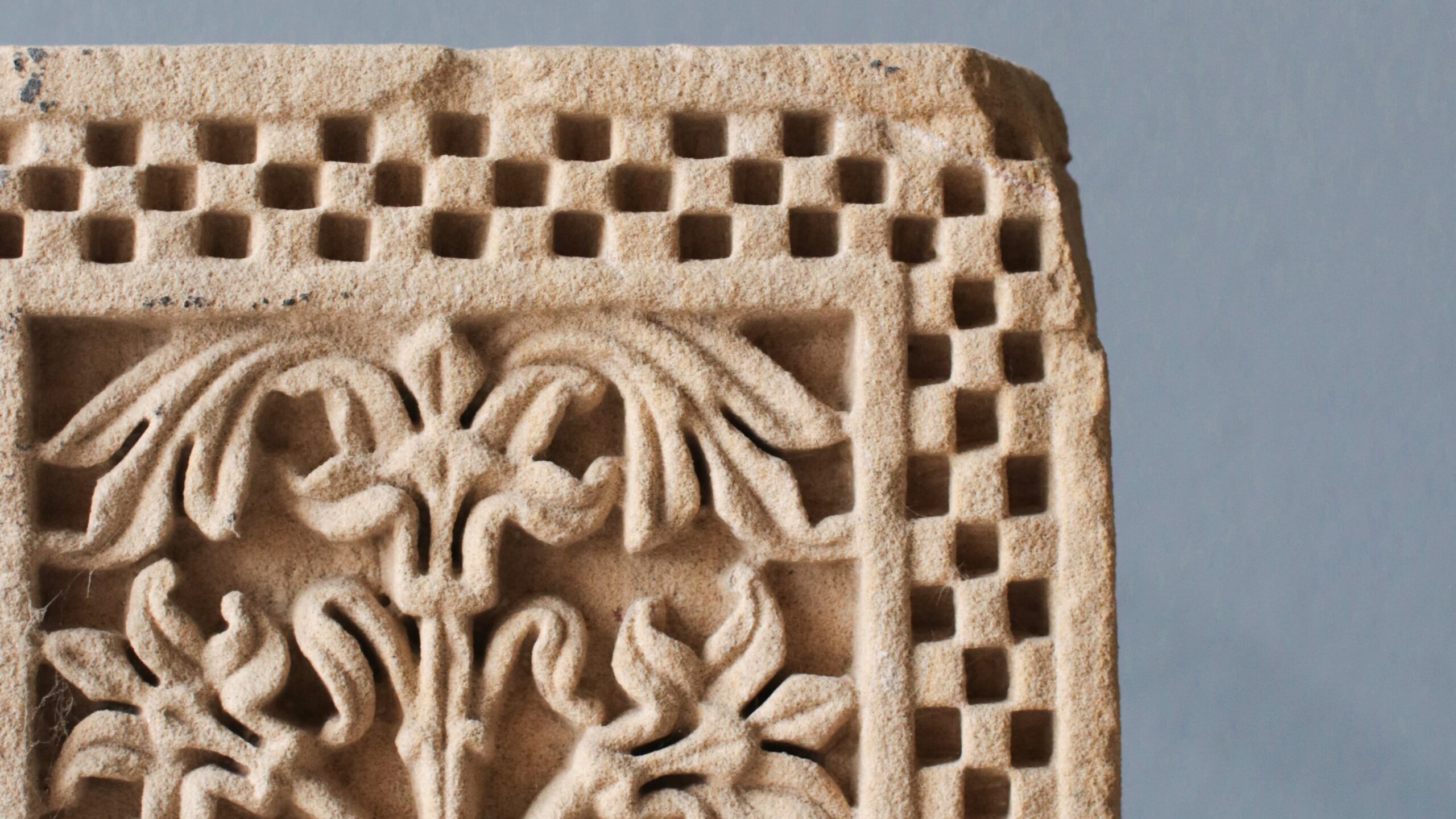 Pair Carved Jaisalmer Panels Gallery Image