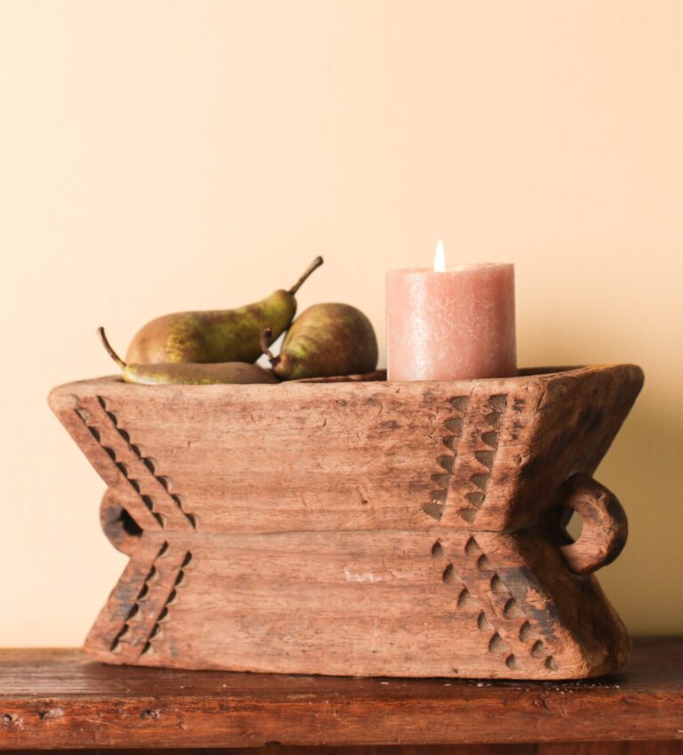 Antique Seed Spreader Candle Holder