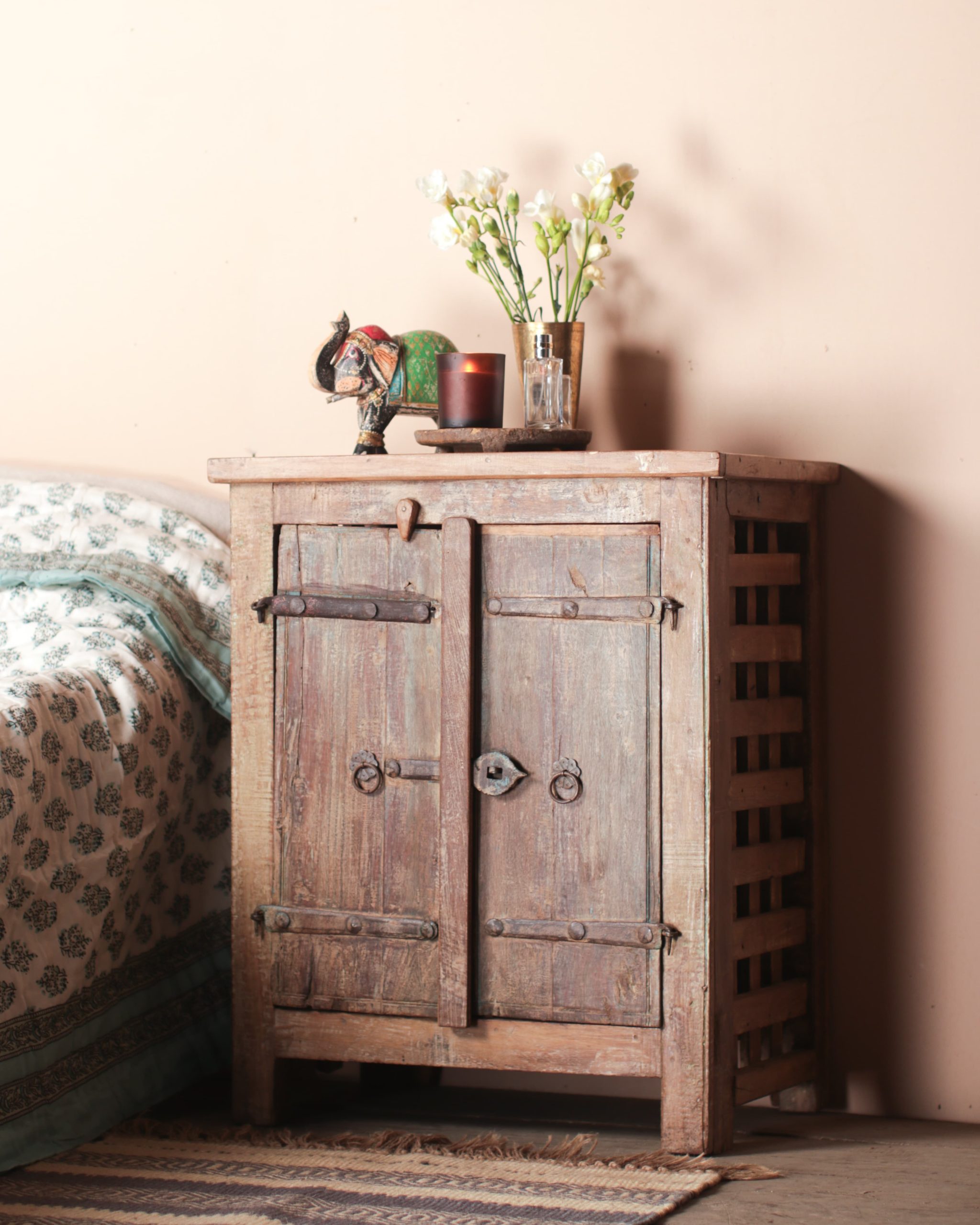 Teak Bedside Cupboard Gallery Image