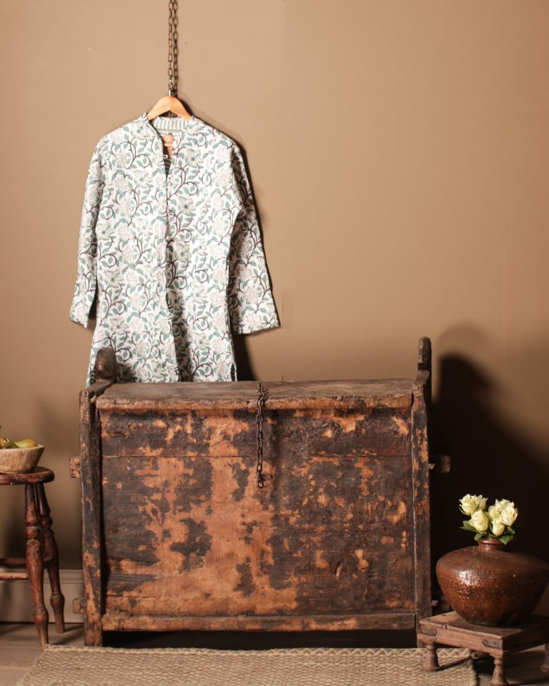 Dark Wood Large Chest