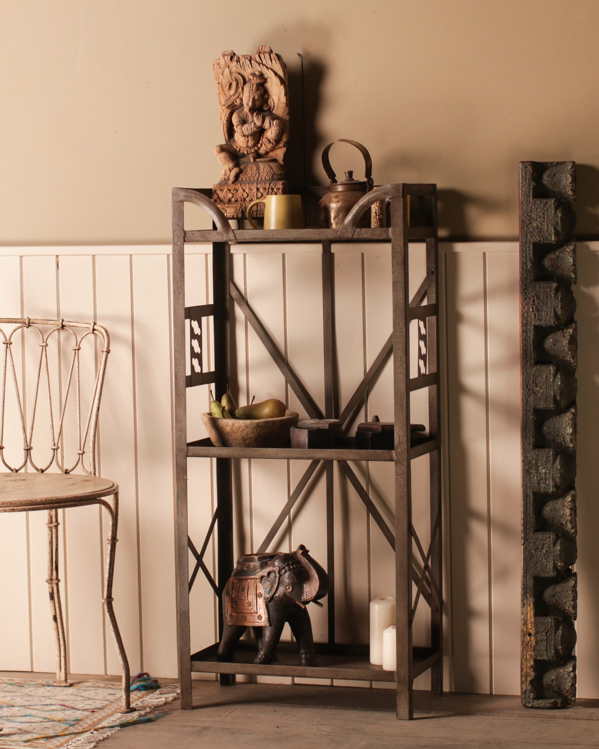 Grey Metal Shelves Gallery Image