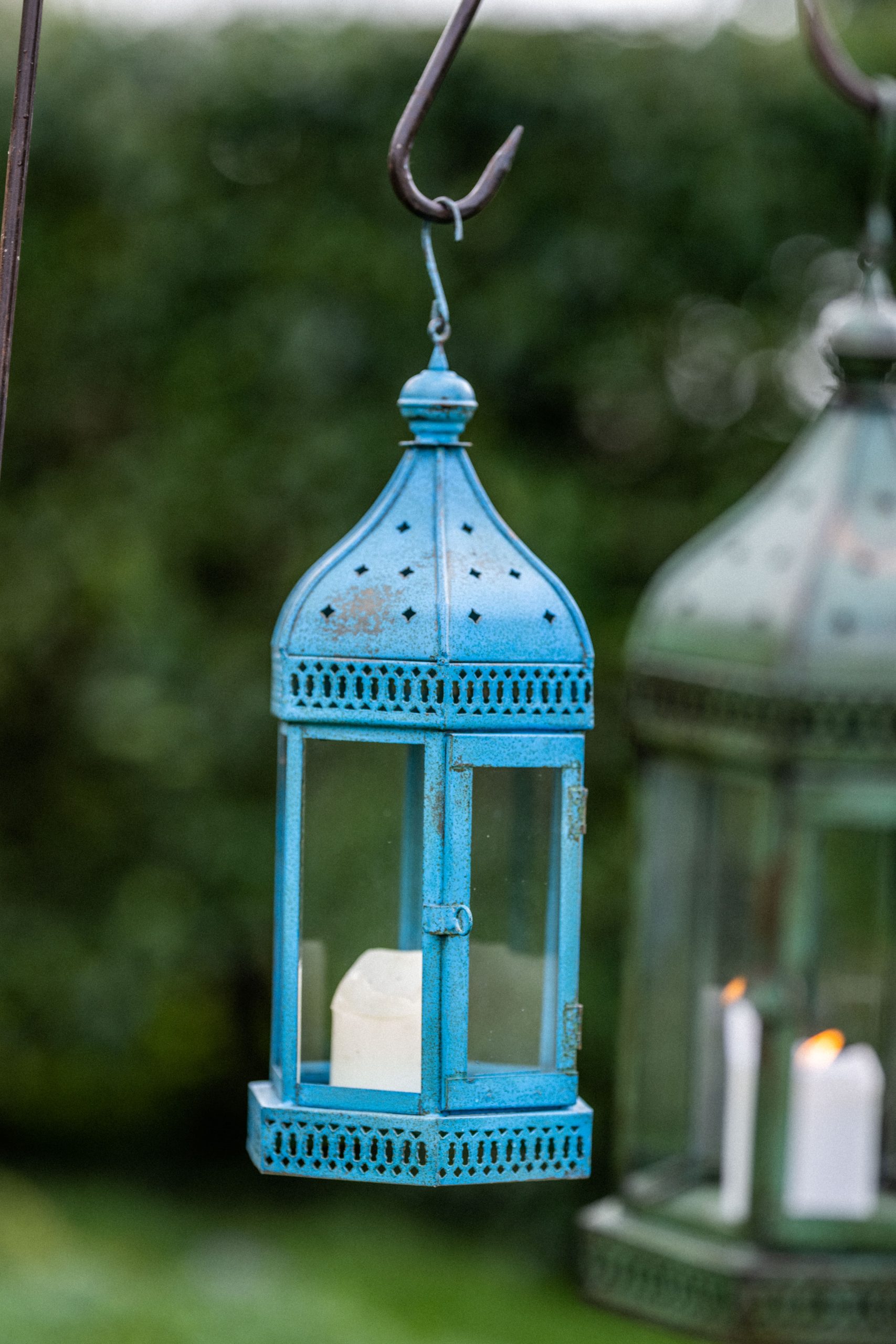 Blue Arabian Lantern Gallery Image