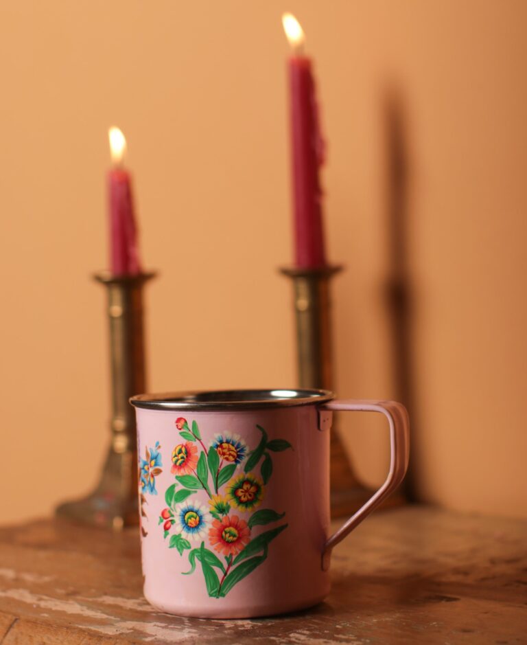 Flower Hand Painted Mug
