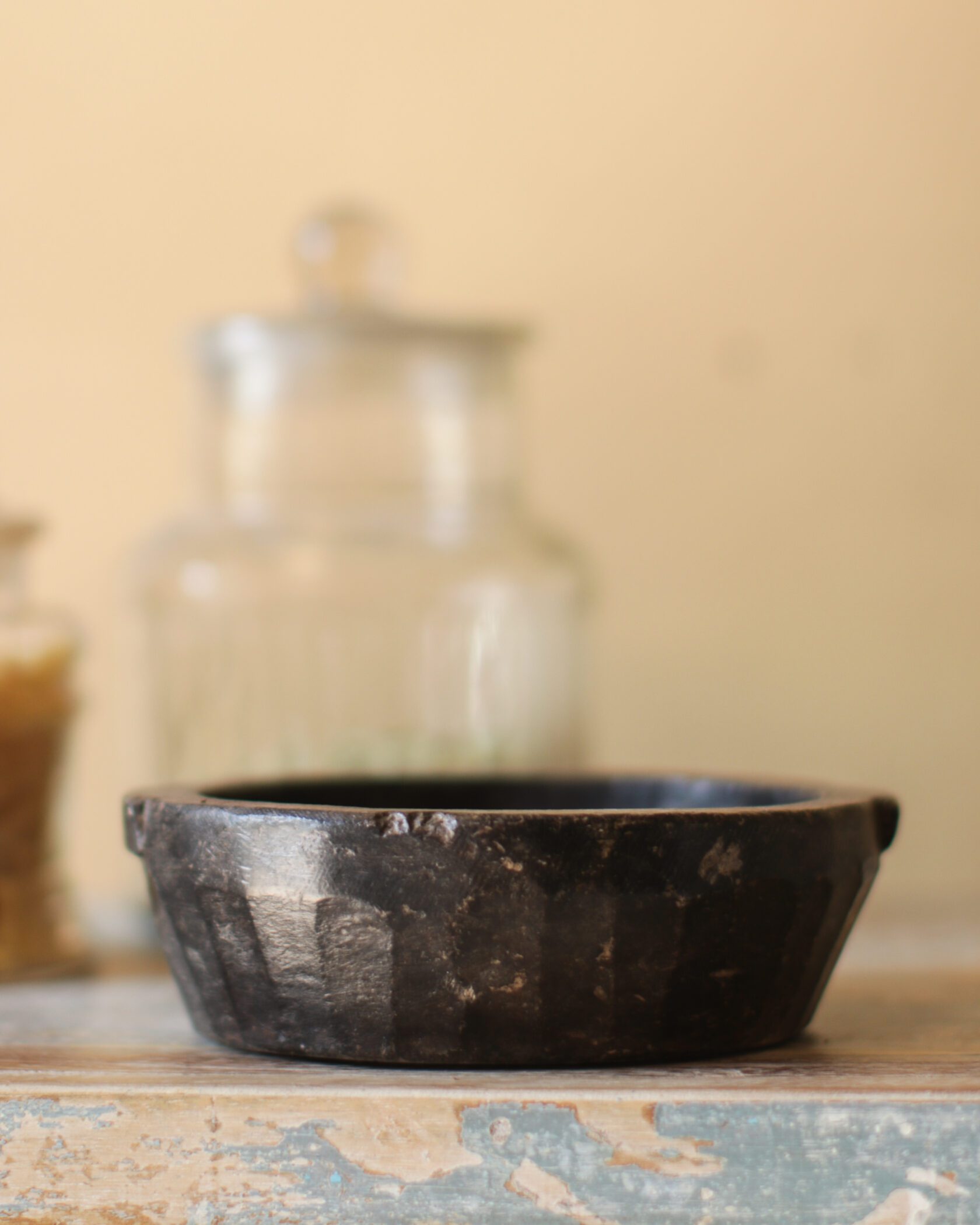 Rajasthan Black Stone Bowl Gallery Image