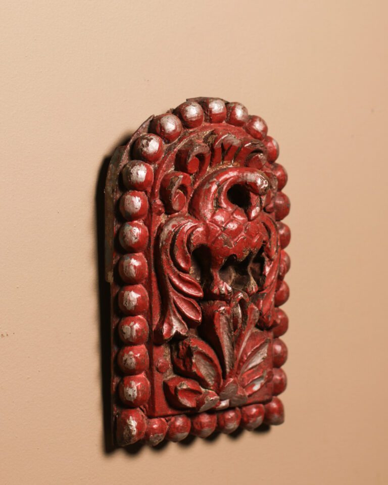 Antique Peacock Carving