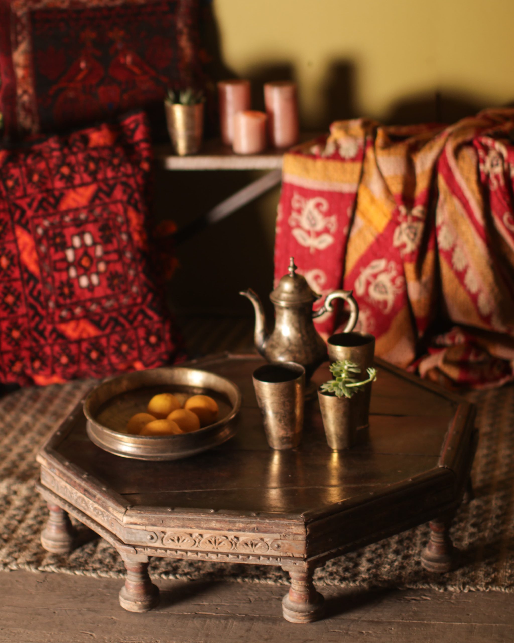 Small Antique Side Table Gallery Image