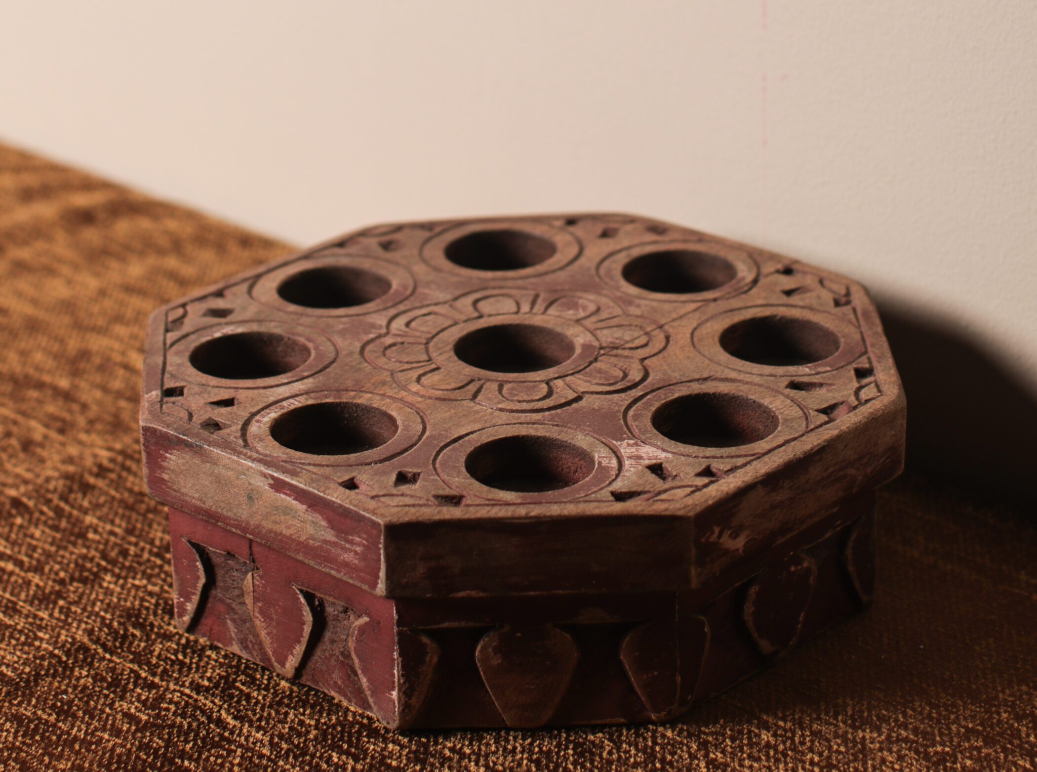 Wooden Tea Light Holder Gallery Image