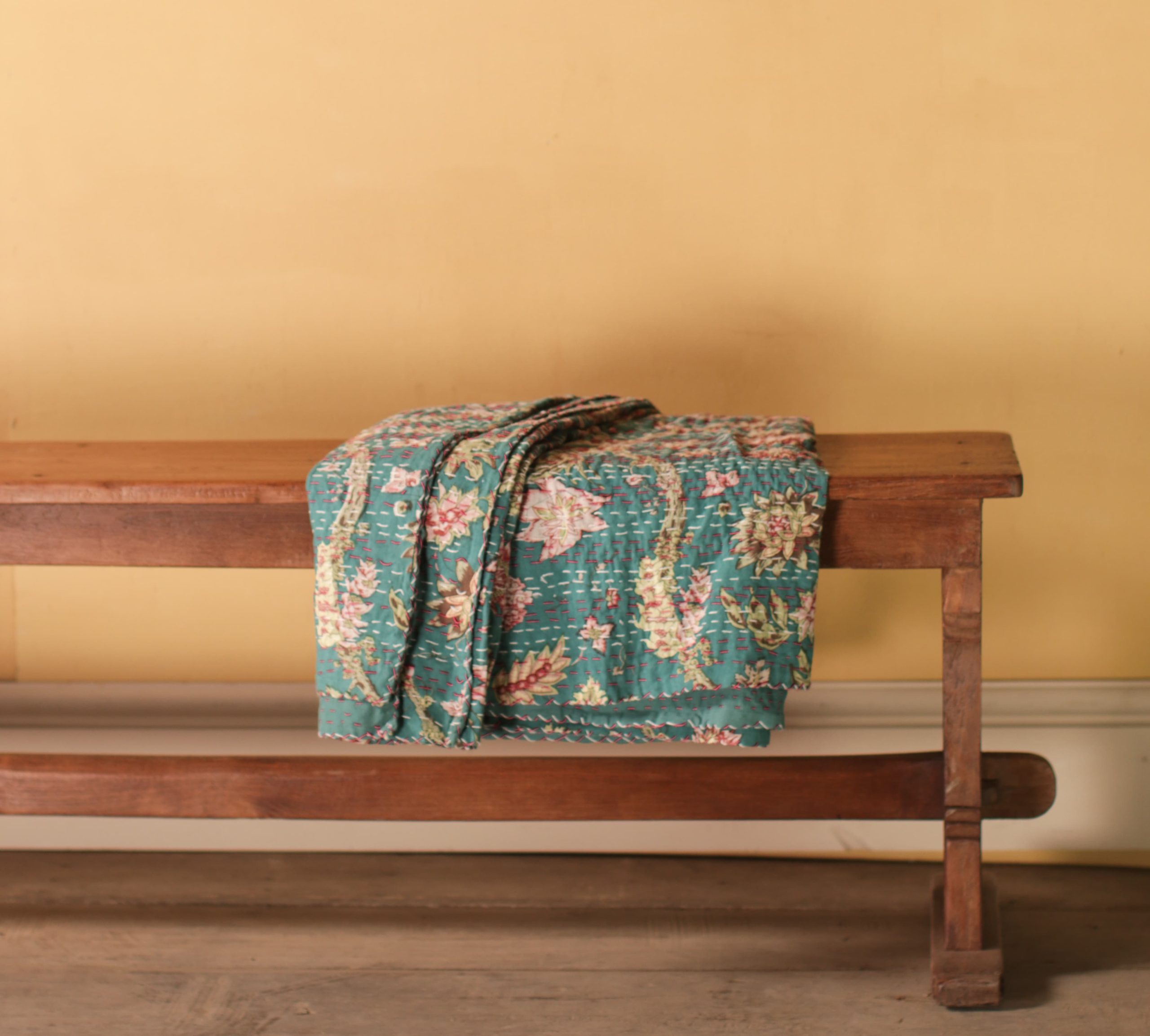 Wooden Chai Bench Gallery Image