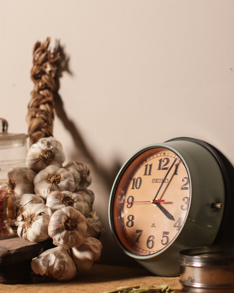 Vintage Blue Ships Clock