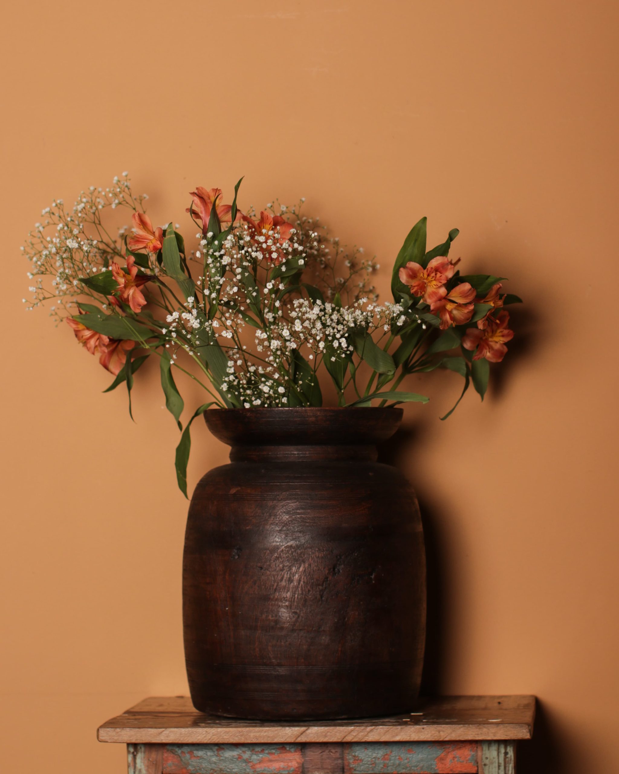 Wood Nepali Ghee Pot Gallery Image