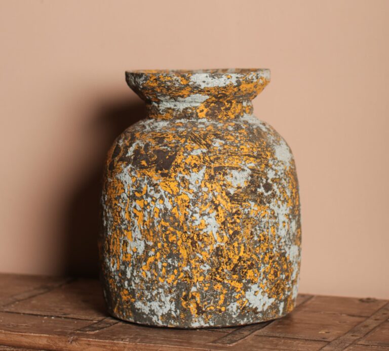 Yellow Pollock Ghee Pot