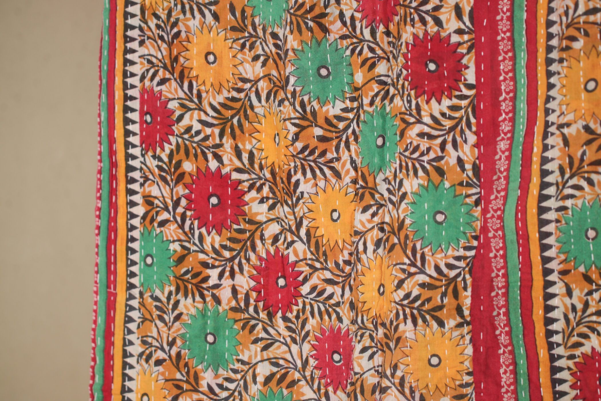 Stripy Kantha Throw Gallery Image