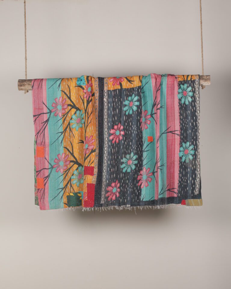 Hand Stitched Kantha Throw