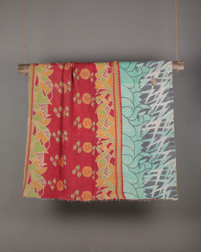 Vintage Kantha Throw