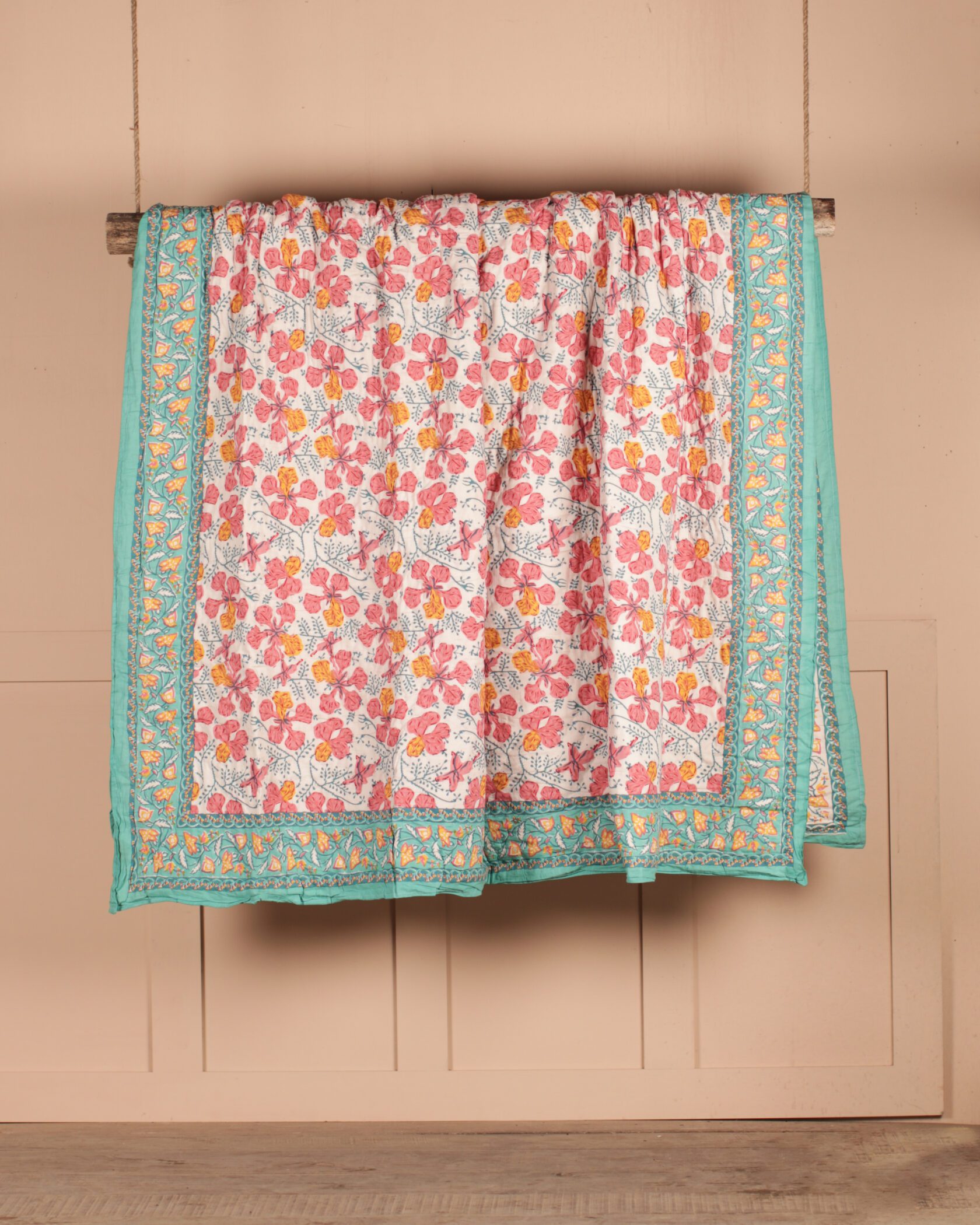 Teal & Pink Quilt Gallery Image